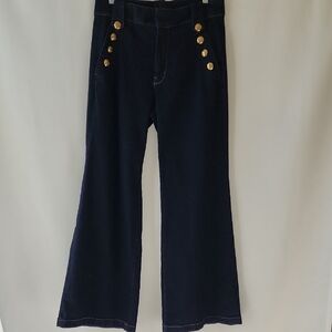 WHITE HOUSE BLACK MARKET | Mariner Wide Leg High Waist Jeans